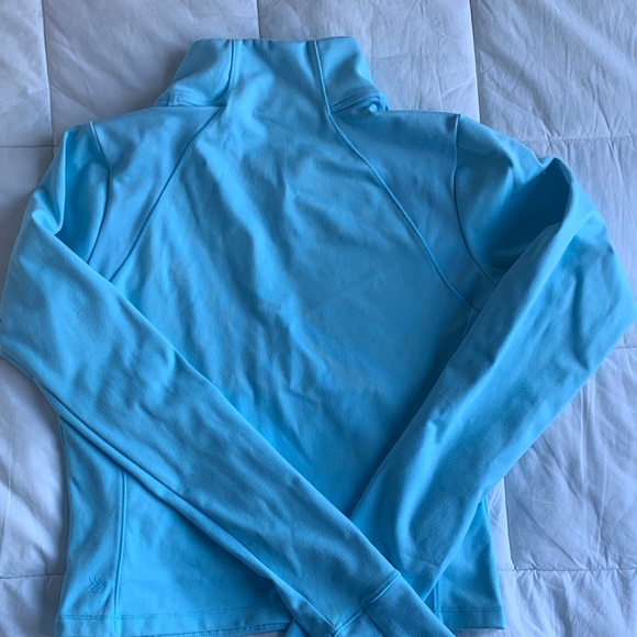All in Motion Light Blue Quarter-Zip Sweatshirt - Picture 4 of 4